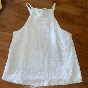 White Lace Tank
